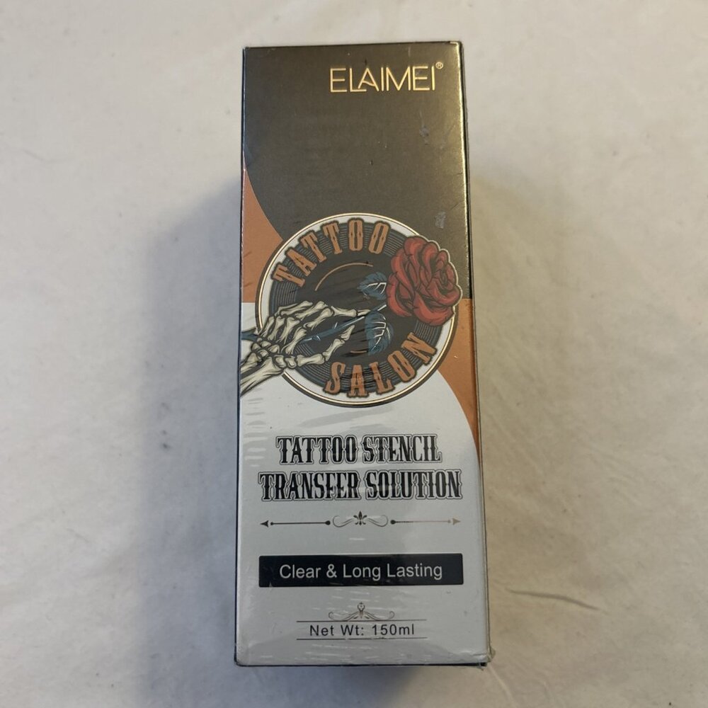 ELAIMEI Tattoo Stencil Transfer Solution Clear And Long Lasting new sealed